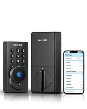 Ddl242x-1hw Philips Wifi Smart Keyless Entry Lock For Front Door Alexa And Google App Remote