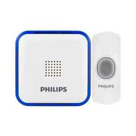 Des3140w-27 Philips Wireless Battery-operated Door Bell Kit With 32 Melodies1 Push Button