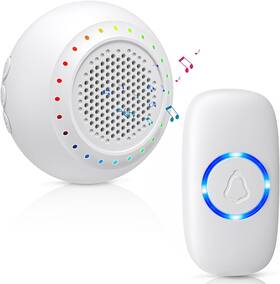 Physen 445024259264 Wireless Doorbell Chime Kits With 1 Transmitter Receiver