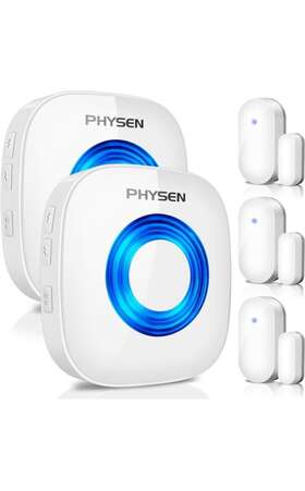Cwusw-3t2-003 Physen 3 Door Chime Wireless Open Sensor Window Alarm With 600 Ft Range 58 Melodie