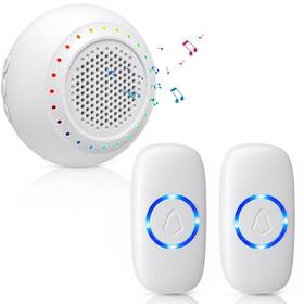 M523f55-2t1-us-w Physen Wireless Doorbell For Home - Door Bells Ringer Chimes Waterproof