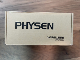 Physen Wireless Doorbell Waterproof Door Chimes With Mute Mode Adjustable 58 M