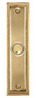 136387 Polished Id Doorbell Wired Button Brass Push Lighted
