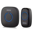 Portable Home Button Water Doorbell Plug Kootek Wireless Resistant Push Chime