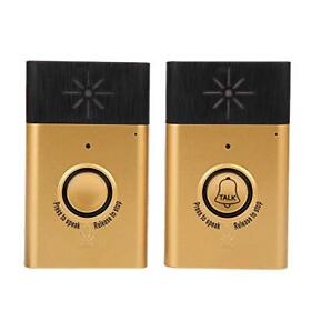 Portable Wireless Voice Intercom Two-way Talk Doorbell Mobile Indoor Outdoor