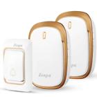 Ppf-144 Zeapa Wireless Doorbell Receivers Push Button Chimes Ring Led Light