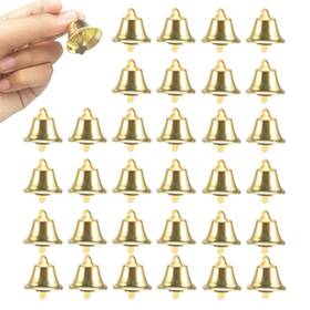 Pll003 Ppxmeeudc 60pcs 26mm/1inch Gold Bells Mini Liberty For Crafts Favor Decorating An
