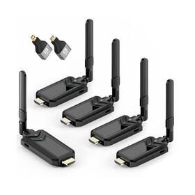 Dt257w-h Pwaytek Wireless Hdmi Transmitter And 4 Receivers 2.4g/5g Plug Play Portable Wirel