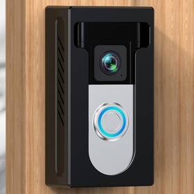 Qibox 445032651630 No Drill Adhesive Video Doorbell Mount Compatible With Ring/blink Wireles