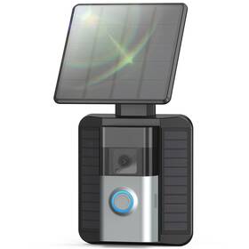 Qibox T1-3/4 Solar Charger Compatible With Ring Video Doorbell 4/3/3 Plus/battery Do