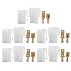 Qiilu6dwxmbqgyu Qiilu T Type Power Plug 2 Cable Connectors Set Fit Fo