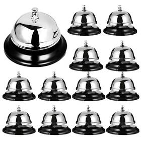 Qtlcohd 794879214599 12 Pack Call Bell 3.35 Inch Diameter With Metal Anti-rust Construction Desk