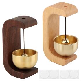 22414806 Qwlwbu 2pcs Wood Doorbell Shopkeepers Bell For Door Opening Magnetic Be