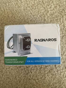 X001vnkctz Ragnaros Hardwire Transformer Kit For All Versions Of Ring Doorbells