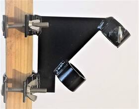 45-wedge Railhookz 753182801070 Liunovip Flagpole Mount - 45 Wedge