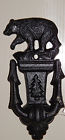 Rainbow Cast Iron Black Metal Bear Door Knocker 7 X3-1 2 Heavy Duty 674956522383