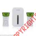 Songs120m Receiver Wireless Waterproof Doorbell 1 Remote 36 2 Chimes Led Control