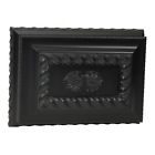 Ch1201-bk Rectangle Chime Carved Black Craftmade Hand