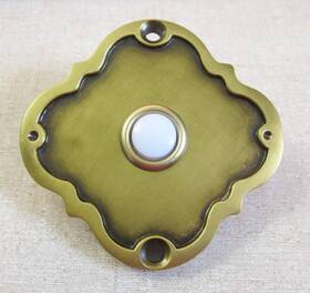 C7031 Rejuvenation New Hardware Inch Decorative Doorbell Burnished Antique Craftsman