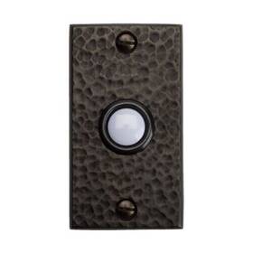 C7034 Rejuvenation New Hammered Brass Doorbell Button Oil-rubbed Bronze Discontinued