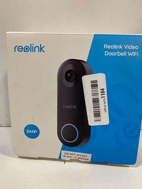 Reolink 975253989232 Doorbell Camera Smart Wifi Video Chime 5mp Wide Angle
