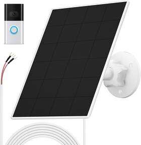 Rhorawill 711181825114 Solar Panel For Ring Doorbell 1/2/3/3 /4 Video Battery