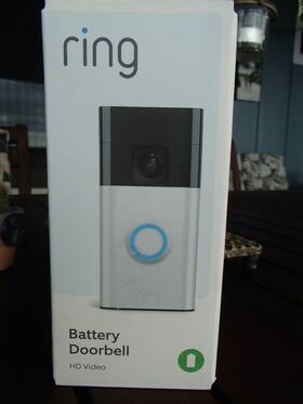 Ring 084068976149 Latest Model Wireless Battery Doorbell Hd Security Camera Two Way Sound