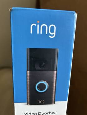 23-009026-02 Ring Video Doorbell Wired Use Two-way Talk Motion Detection Hd Camera Wiring