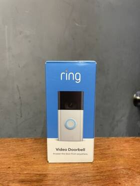 8vrasz-sen0 Ring 332580 1080p Hd Wi-fi Video Doorbell Satin Nickel Color