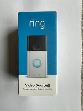Ring 428661114447 Video Doorbell Answer The Door From Anywhere 1080p Hd Open Box