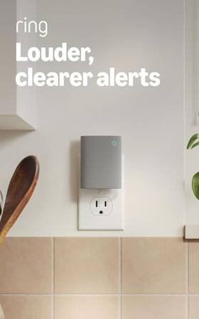 Ring 445000504555 Chime Newest Model Enhanced Audio For Real-time Alerts You Can Hear Fro
