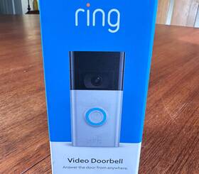 53-026467 Ring Video Doorbell 2nd Generation 1080p Hd Wifi - Satin Nickel Brand New