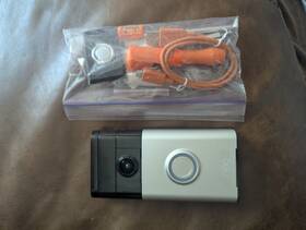 53018771 Ring Ring-doorbell Camera With Parts Screws And Mounting Bracket