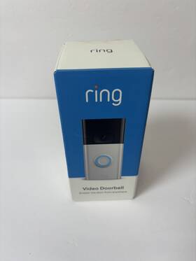 54195 Ring Wireless Video Doorbell 2nd Generation Satin Nickel