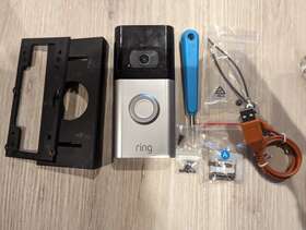 5at3s9 Ring Video Doorbell 3 1080p With Wifi Motion Detection Satin Nickel