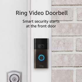 Ring 696563463569 Video Doorbell 1080p Hd Improved Motion Detection Easy Install