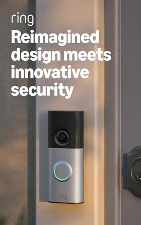 Ring 744759667366 Wired Doorbell Plus Newest Model Home Or Business Security Retinal 2k W