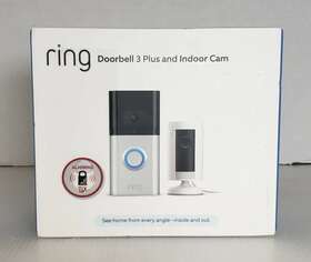 Ring 840080511429 Doorbell 3 Plus And Indoor Cam - New In Sealed Box Retail 200
