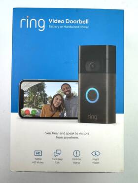 Ring 842861110265 New Video Doorbell 1080p Hd 2 Way Talk Night Vision Venetian Bronze 2nd Gen