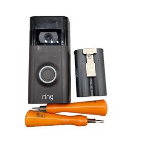 8vr1s7-0eno Ring Video Doorbell 2 With Hd And Motion Activated Incl. Extra Battery