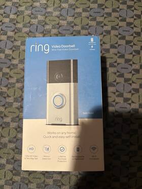 8vr1szveno Ring Video Doorbell - Satin Nickel