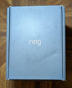 B082tjky82 Ring Elite Doorbell Kit Poe Black Open Box Complete Ready To Install