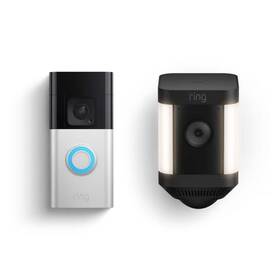 B0c59j3g5r Ring Doorbell Camera Easy Install Built-in Speaker Round Mounting Hardware Black