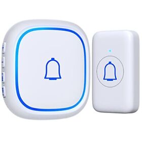 Ring Bell Wireless Doorbell Ip66 Waterproof Battery Door Chime Kit