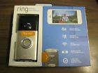 Ring New Sealed Wi-fi Video Doorbell Satin Nickel For Iphone Or Android 852239005130