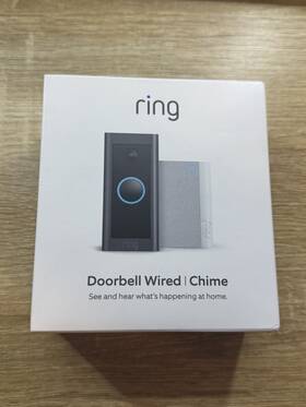 P4n03w530250164 Ring Video Doorbell Wired With Chime New