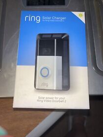 Ring Solar Charger For Video Doorbell 2 New In Box