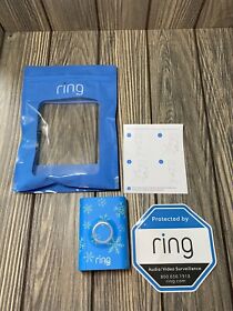Ring Video Doorbell Holiday Faceplate Snowflakes For 2 Brand New