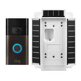 Ring Video Doorbell Venetian Bronze With Solar Charger Mount Bundle Kit
