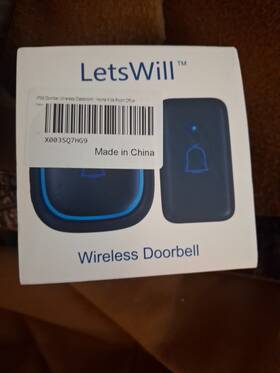 Ringbell 705353798955 Wireless Doorbell Chime Kit 1000 Feet Distance Waterproof School Classroom